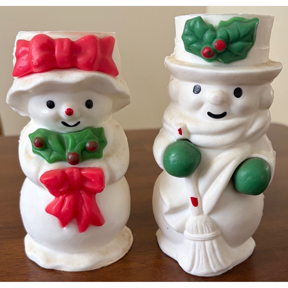 VINTAGE MR & MRS.SNOW LIGHT BAYBERRY FRAGRANCE CANDLES‎